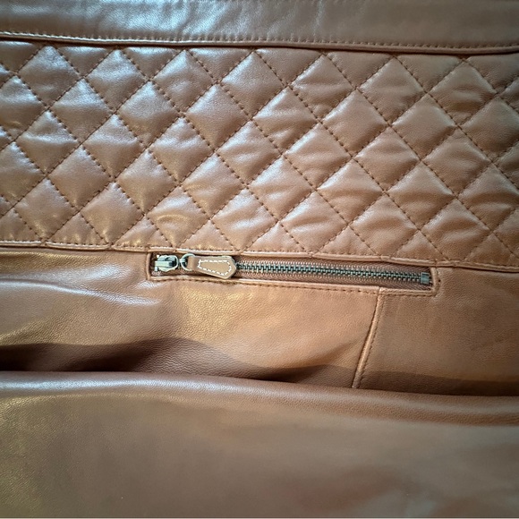 J. McLaughlin Quilted Leather Short Jacket - Picture 9 of 15